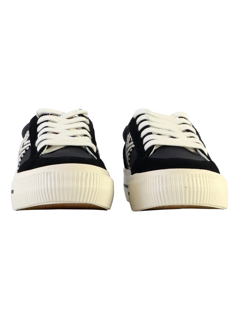Basket Desigual Cuir Street Exotic Noir - Kiabi