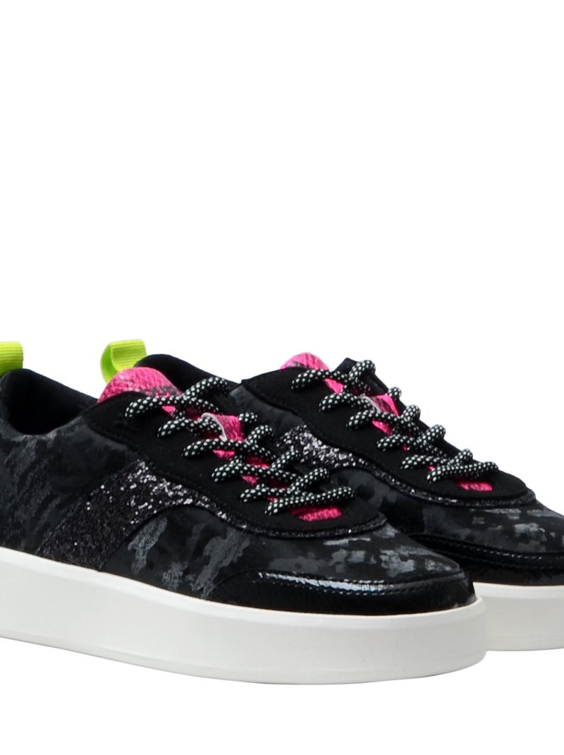 Basket Desigual Fancy Black Noir - Kiabi
