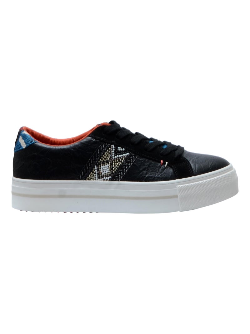 Basket Desigual Street Ethnic Noir - Kiabi