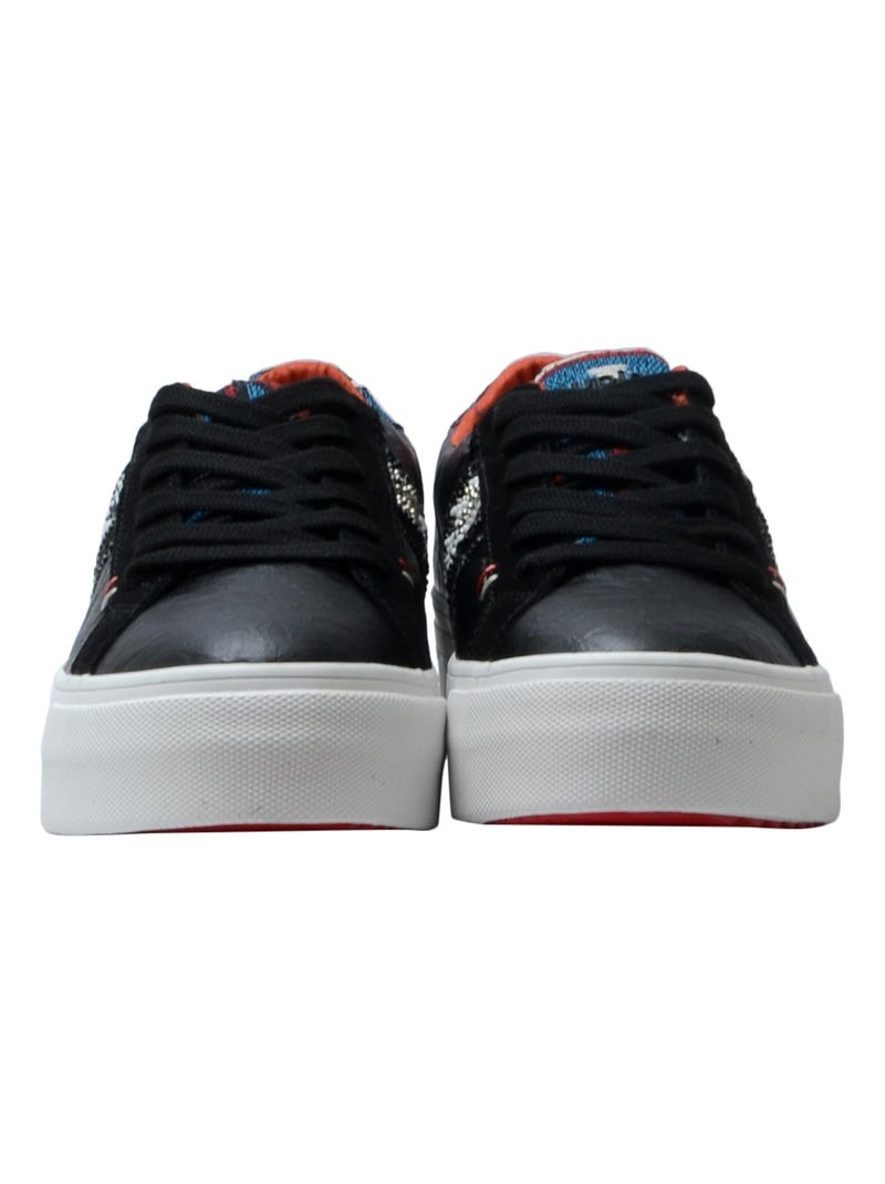 Basket Desigual Street Ethnic Noir - Kiabi
