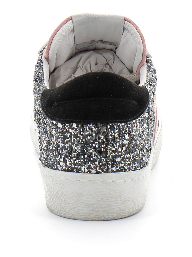 Basket en Cuir & Strass Semerdjian Noir - Kiabi
