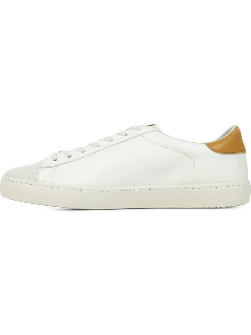 Basket en Cuir Victoria. Blanc - Kiabi