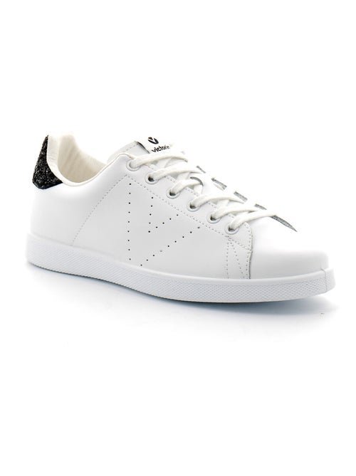 Basket en Cuir Victoria. - Kiabi