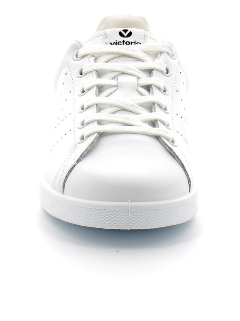 Basket en Cuir Victoria. Noir - Kiabi