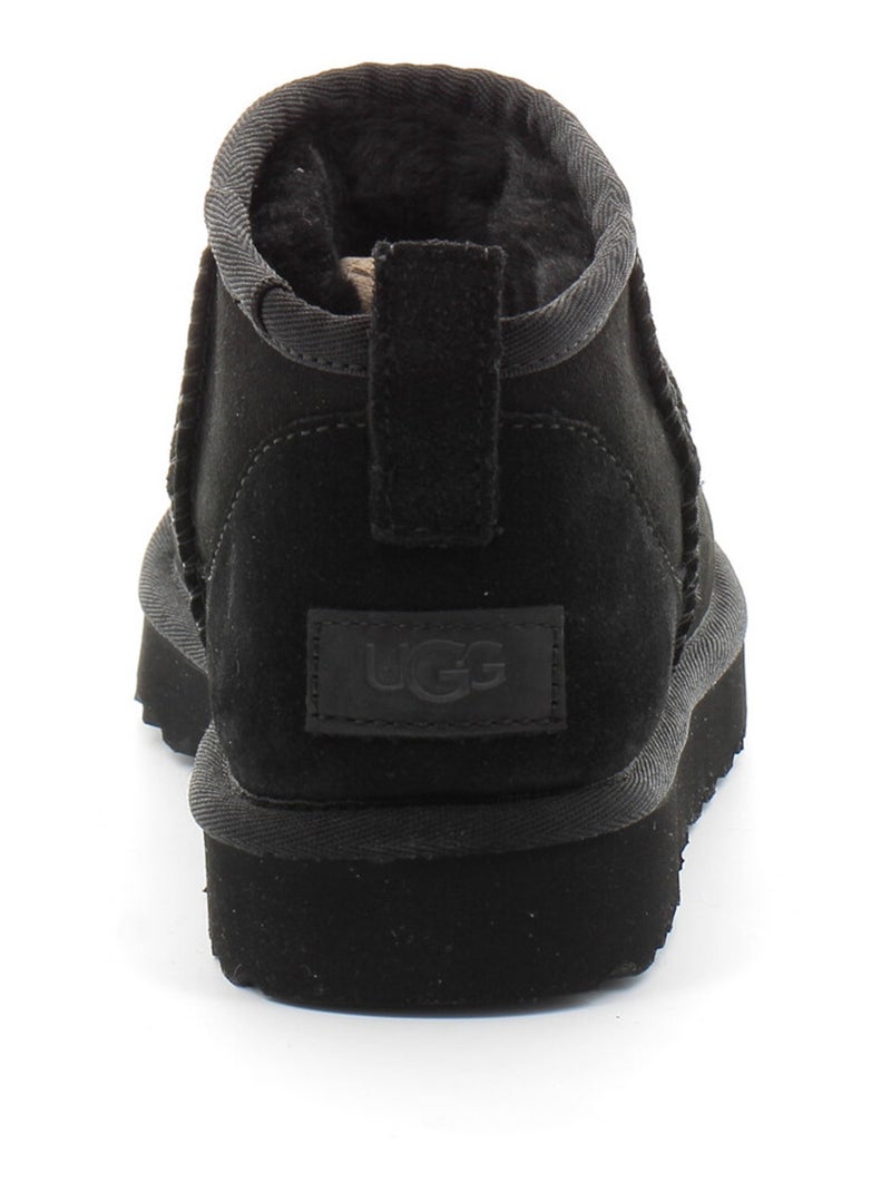Basket en Mouton ugg Noir - Kiabi