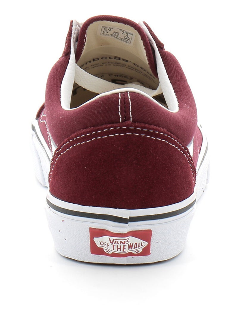 Basket en Textile Vans Bordeaux - Kiabi