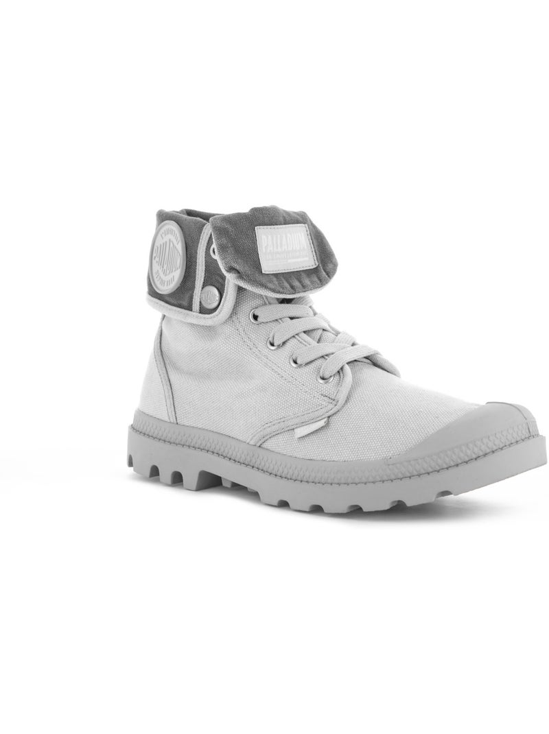 Basket en Toile Palladium Gris - Kiabi
