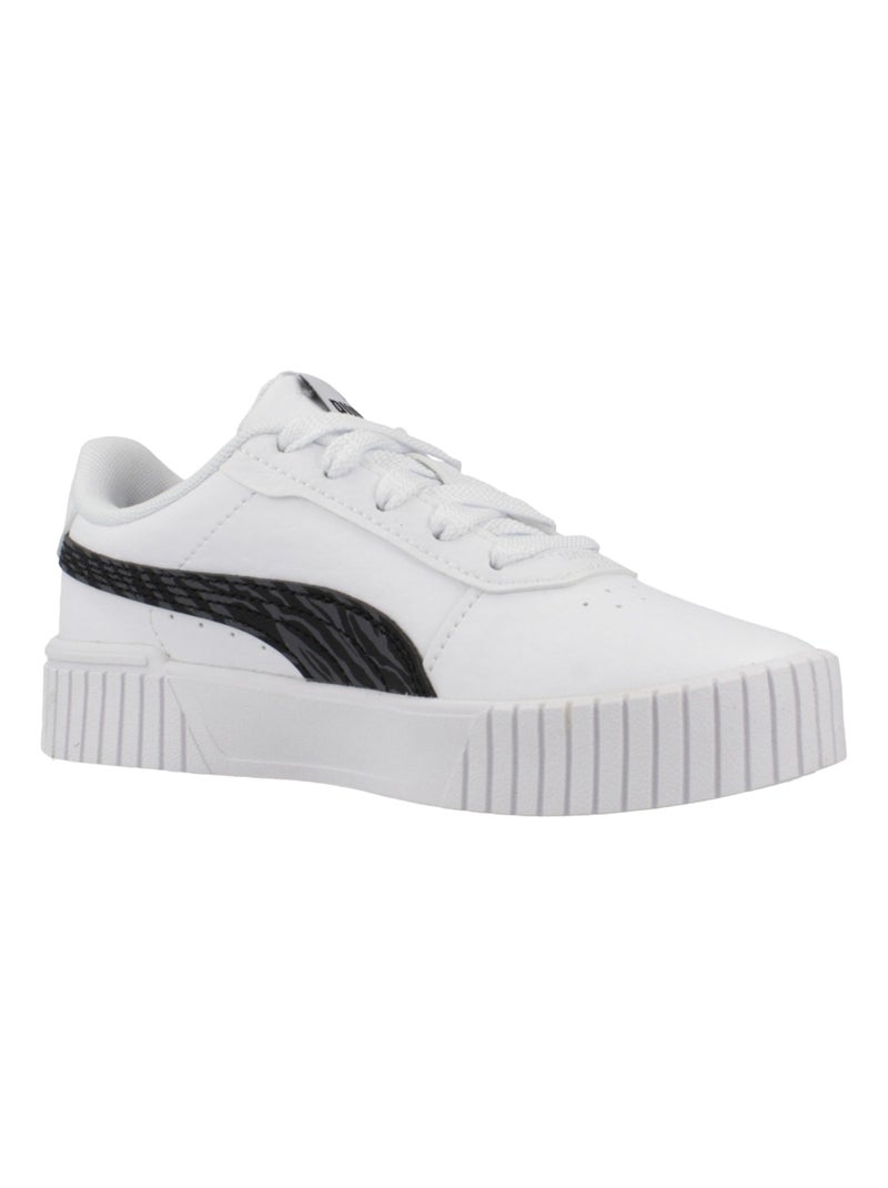 Basket Enfant à Lacets Puma Carina 2.0 Zebra PS Blanc - Kiabi