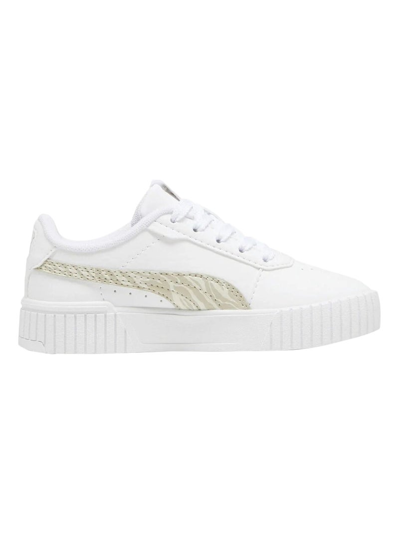 Basket Enfant à Lacets Puma Carina 2.0 Zebra PS Blanc - Kiabi