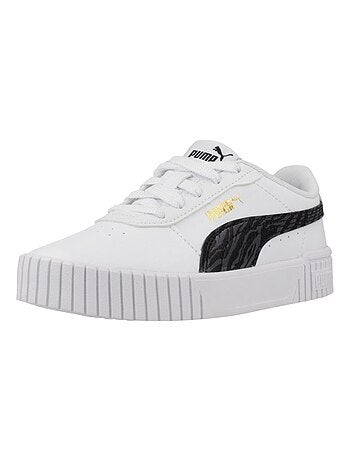 Basket Enfant à Lacets Puma Carina 2.0 Zebra PS