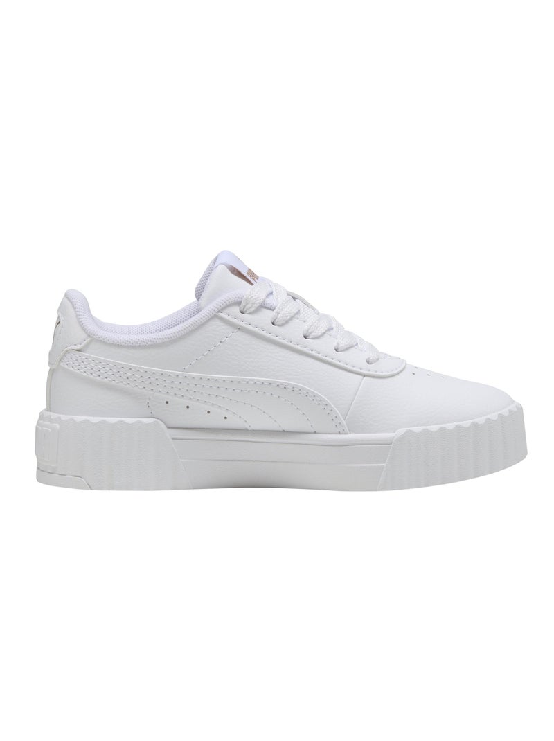 Basket Enfant à Lacets Puma Carina 3.0 PS Blanc - Kiabi