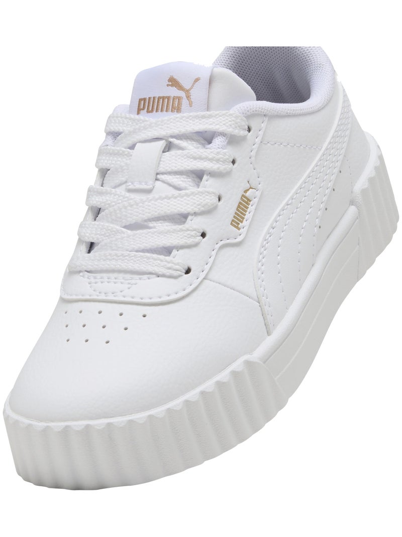 Basket Enfant à Lacets Puma Carina 3.0 PS Blanc - Kiabi