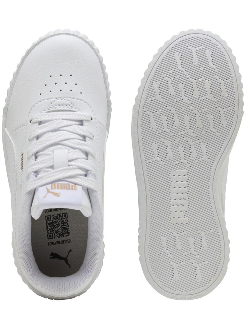 Basket Enfant à Lacets Puma Carina 3.0 PS Blanc - Kiabi