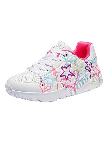 Basket Enfant à Lacets Skechers Uno Lite-My Drip