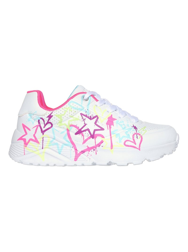 Basket Enfant à Lacets Skechers Uno Lite-My Drip Multicolore - Kiabi