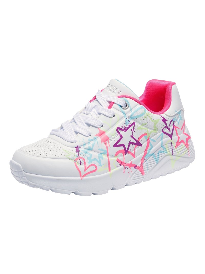 Basket Enfant à Lacets Skechers Uno Lite-My Drip Multicolore - Kiabi