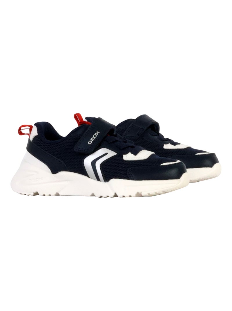 Basket Enfant à Scratch Geox Loftus Bleu - Kiabi