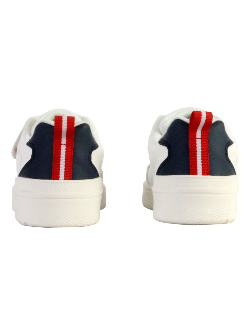 Basket Enfant à Scratch Geox Washiba Blanc - Kiabi