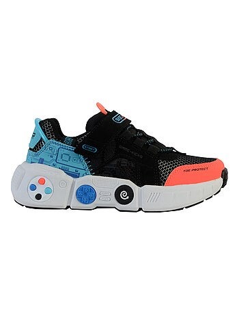 Basket Enfant à Scratch Skechers Gametronix