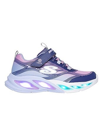 Basket Enfant à Scratch Skechers Lite-Cosmic Glow