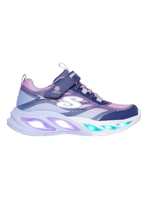 Basket Enfant à Scratch Skechers Lite-Cosmic Glow - Kiabi