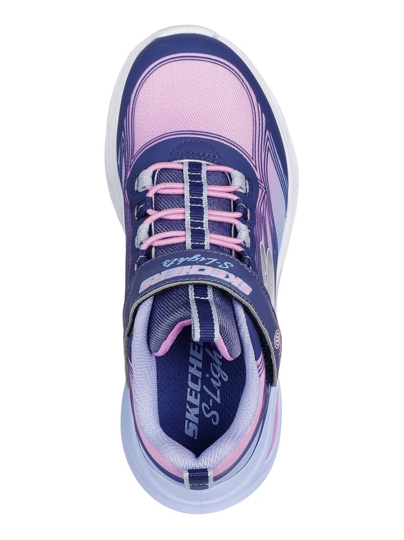 Basket Enfant à Scratch Skechers Lite-Cosmic Glow Multicolore - Kiabi