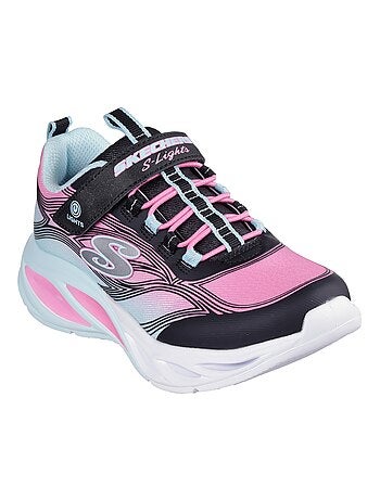 Basket Enfant à Scratch Skechers Lite-Cosmic Glow