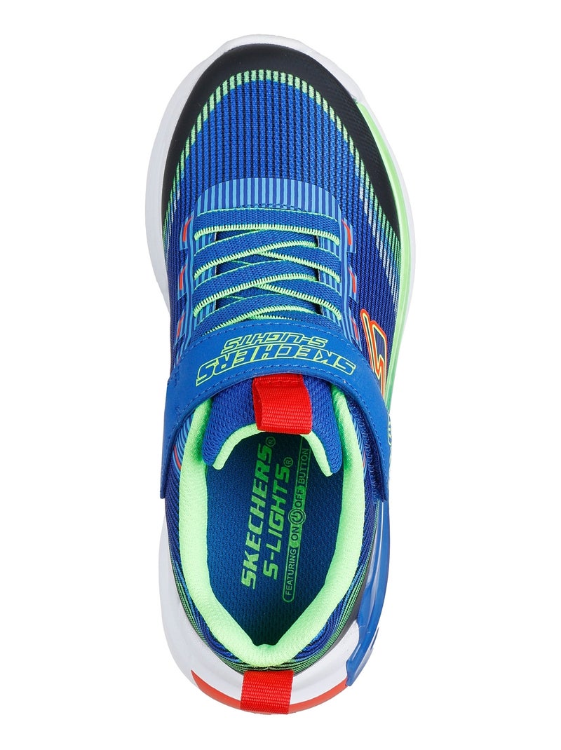 Basket Enfant à Scratch Skechers Lite-Tri Namics Bleu - Kiabi