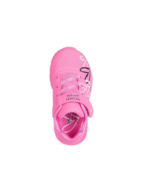 Basket Enfant à Scratch Skechers Uno Lite-Love Levitate - Kiabi