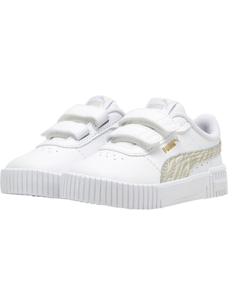 Basket Enfant à Scratches Puma Carina 2.0 Zebra V Inf Blanc - Kiabi