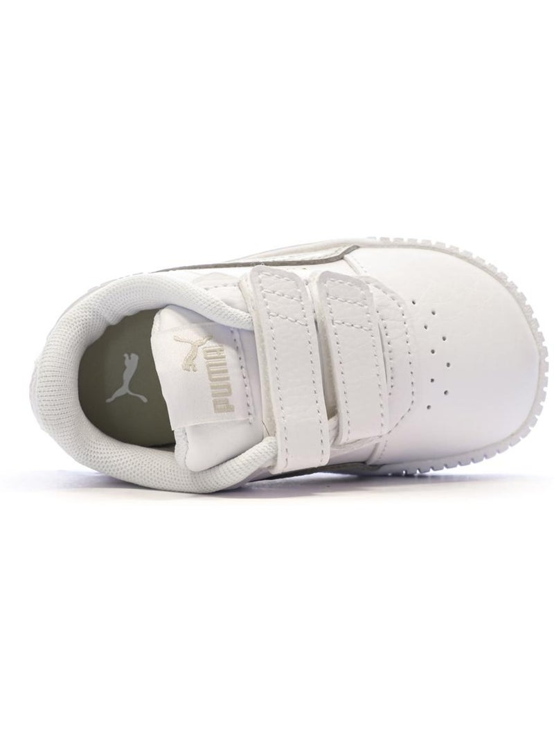 Basket Enfant à Scratches Puma Carina 2.0 Zebra V Inf Blanc - Kiabi