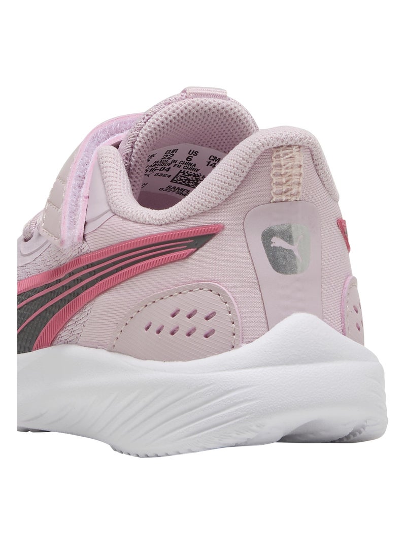 Basket Enfant à Scratches Puma Pounce AC inf Rose - Kiabi