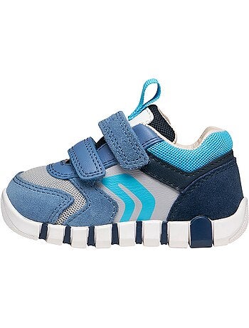 Basket Enfant Cuir Geox Lupidoo B.D Suede Mesh