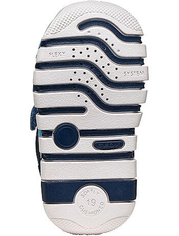 Basket Enfant Cuir Geox Lupidoo B.D Suede Mesh