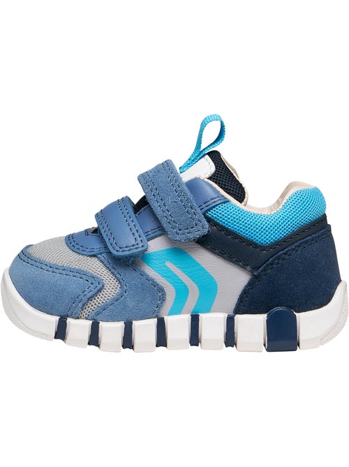 Basket Enfant Cuir Geox Lupidoo B.D Suede Mesh - Kiabi