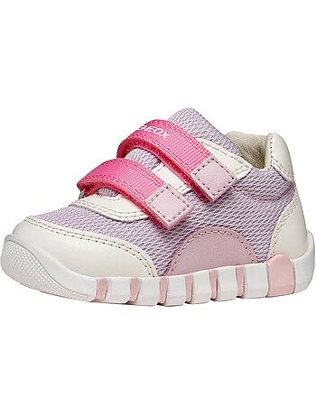 Basket Enfant Cuir Geox Lupidoo G A Mesh Geobuck