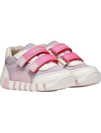 Basket Enfant Cuir Geox Lupidoo G A Mesh Geobuck