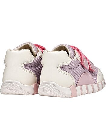 Basket Enfant Cuir Geox Lupidoo G A Mesh Geobuck