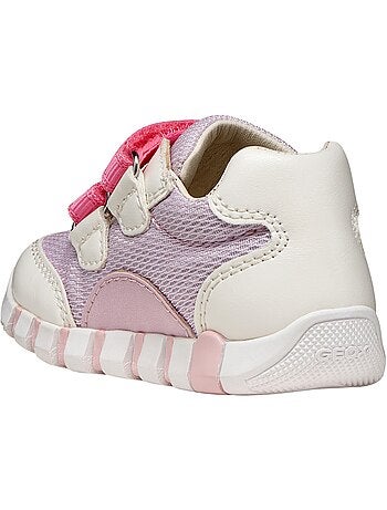 Basket Enfant Cuir Geox Lupidoo G A Mesh Geobuck