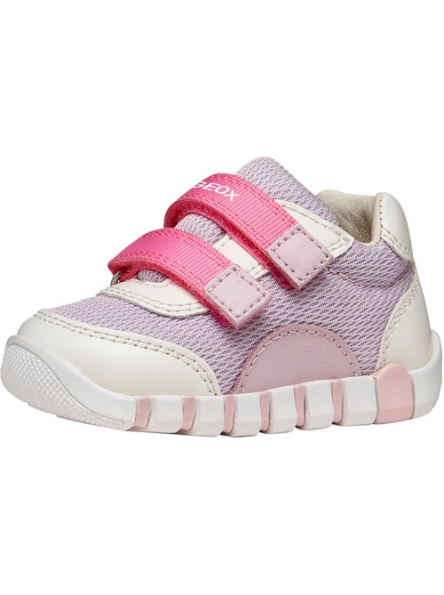 Basket Enfant Cuir Geox Lupidoo G A Mesh Geobuck - Kiabi