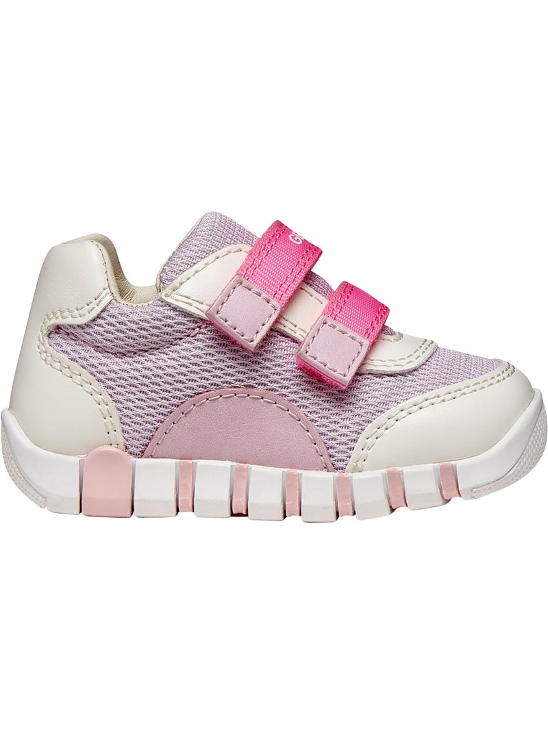Basket Enfant Cuir Geox Lupidoo G A Mesh Geobuck Blanc - Kiabi