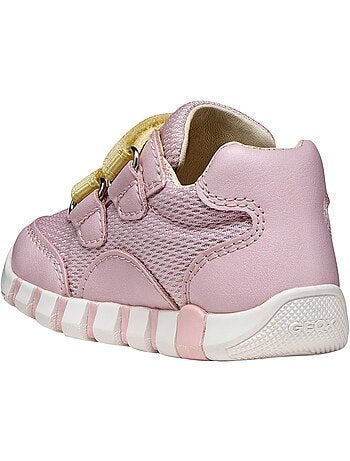 Basket Enfant Cuir Geox Lupidoo G A Mesh Geobuck
