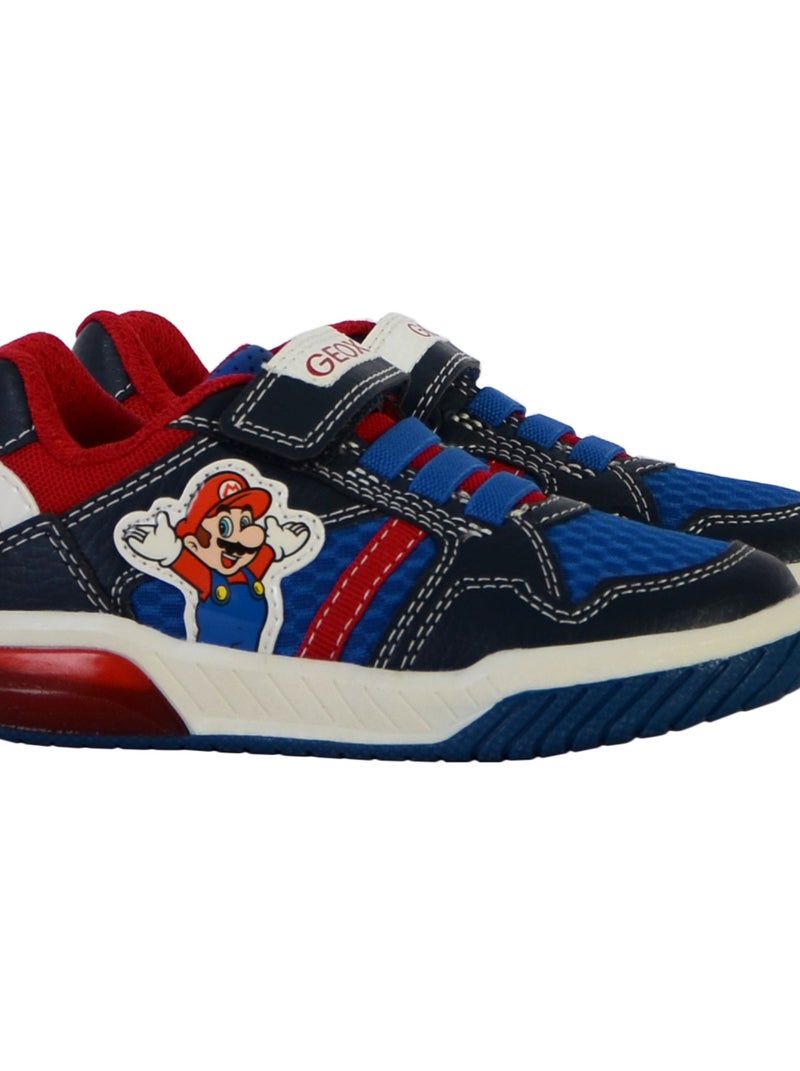 Basket Enfant Geox Inek Bleu - Kiabi
