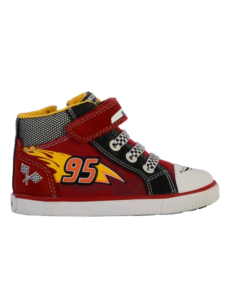 Basket Enfant Geox Kilwi Rouge - Kiabi