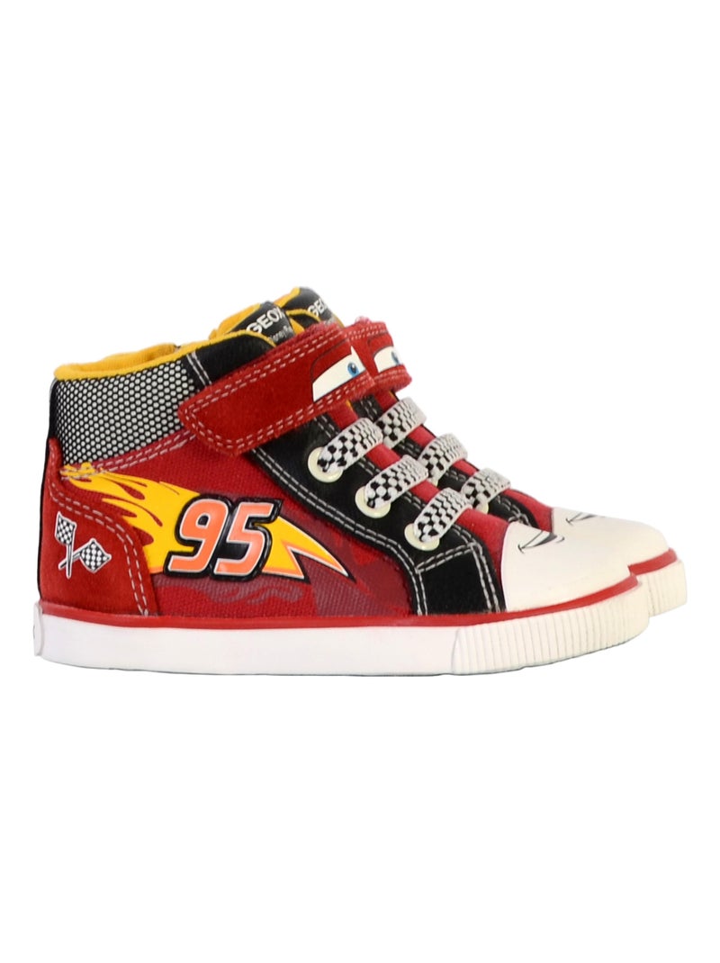 Basket Enfant Geox Kilwi Rouge - Kiabi