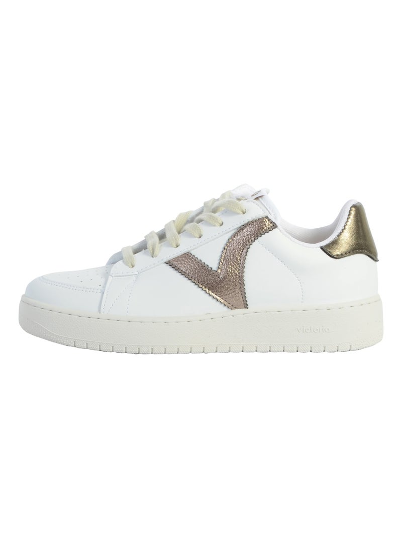 Basket Femme Victoria 1258202 Blanc nacré - Kiabi