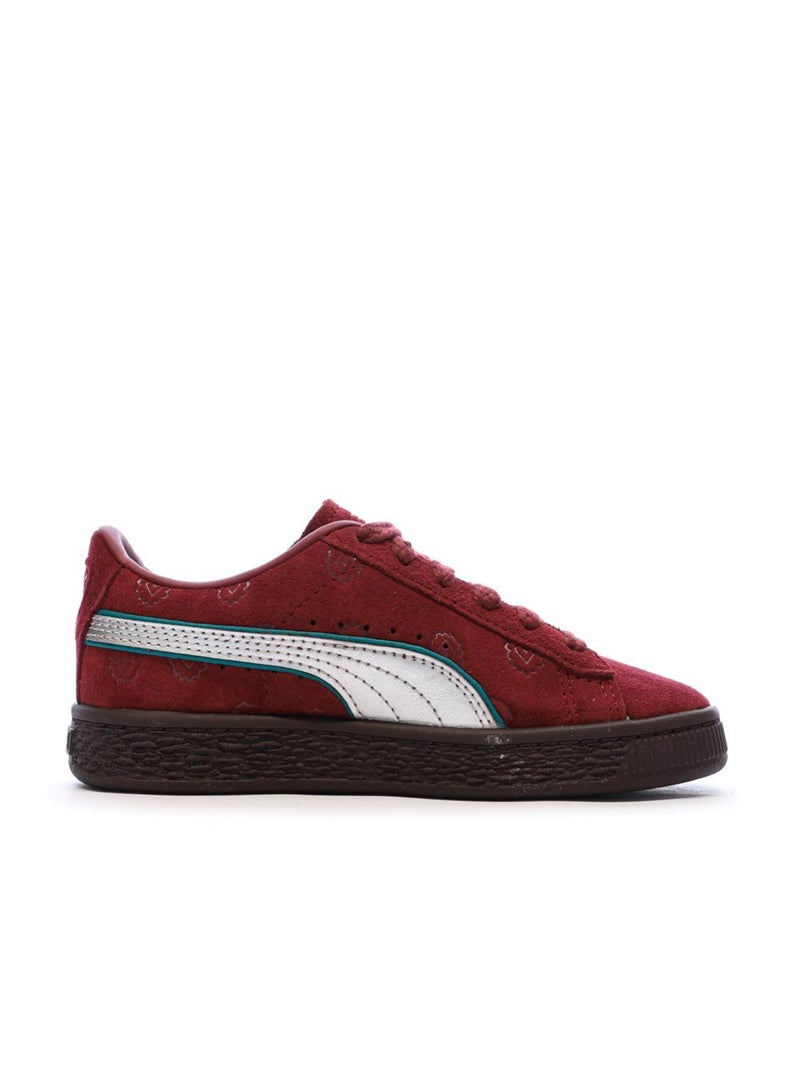 Basket  Garçon Puma Suede 2 One Piece Rouge - Kiabi