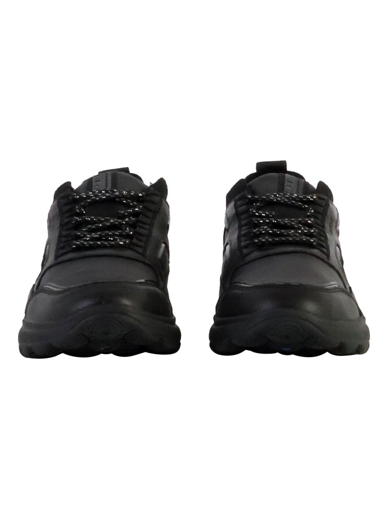 Basket Geox Cuir Spherica C - Nap+Knitt Noir - Kiabi