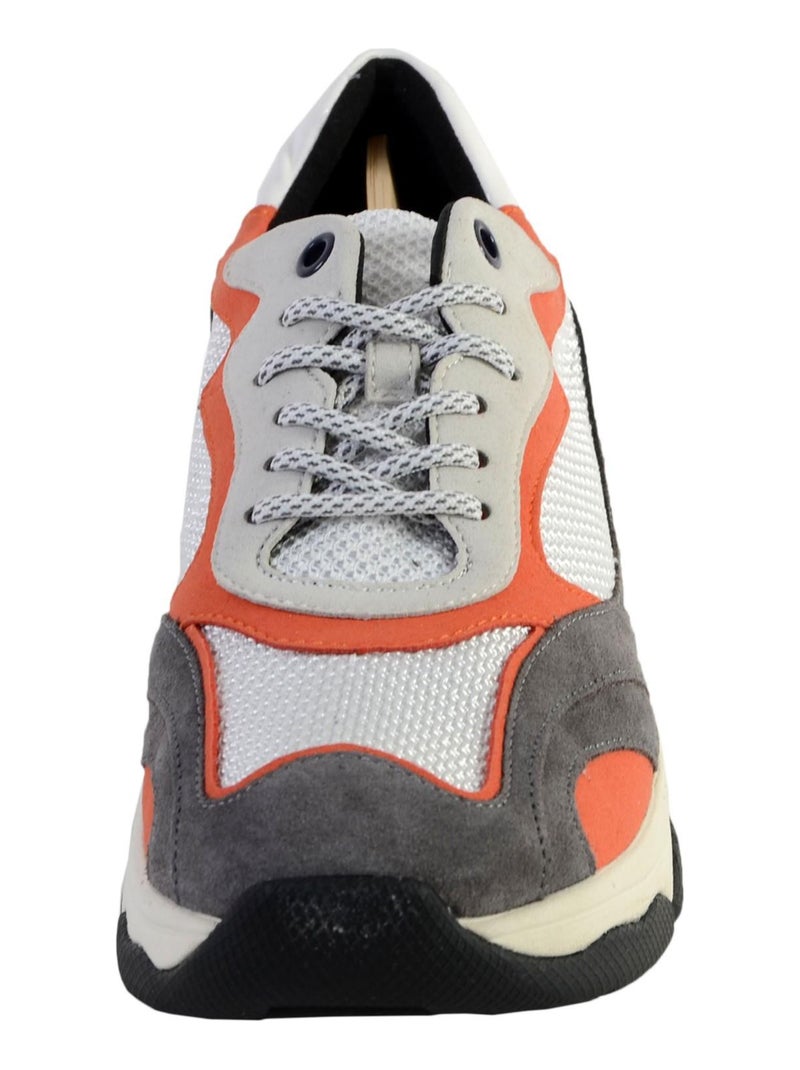 Basket Geox D Kirya B- Suede+Mesh Gris - Kiabi