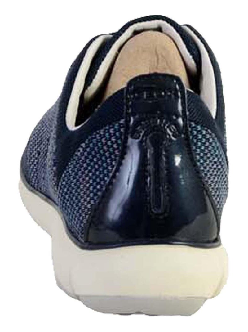 Basket Geox D Nebula. C - KNITT.TEXT. + SUEDE Bleu - Kiabi